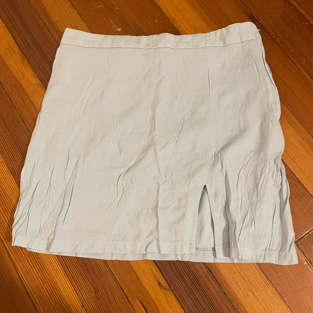 Light blue skirt